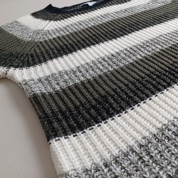 My Style Striped Hi-low Sweater - Picture 4 of 15